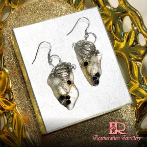 Small ring component with resin & natural crystals sterling silver earrings (Yellow) 小圓形配件配樹脂及天然水晶純銀耳環 (黃) Small ring component with resin & natural crystals sterling silver earrings (Yellow) 小圓形配件配樹脂及天然水晶純銀耳環 (黃)