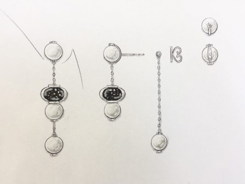 Hand-drawing Design for Glow Light Collection 夜明系列手繪設計圖